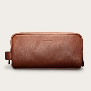 Leather Travel Kit Bourbon