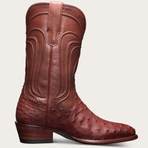 Women The Jessie Bourbon Ostrich